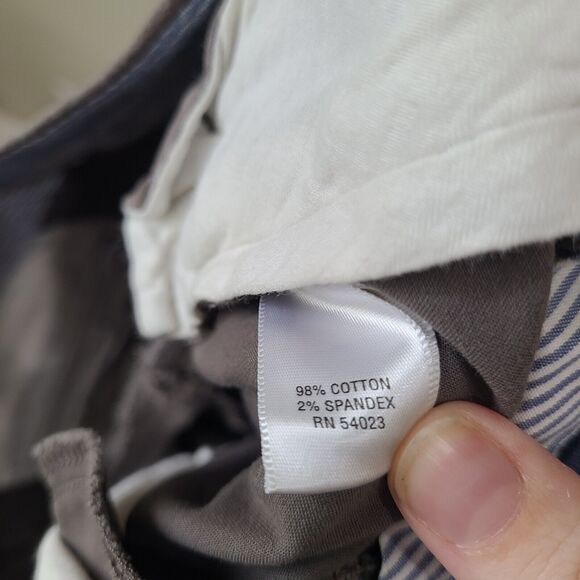 Banana Republic Womens Bermuda Short Size 4 Gray Chino Summer Neutral Stretch - Picture 5 of 9